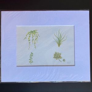 Succulent Watercolor Painting